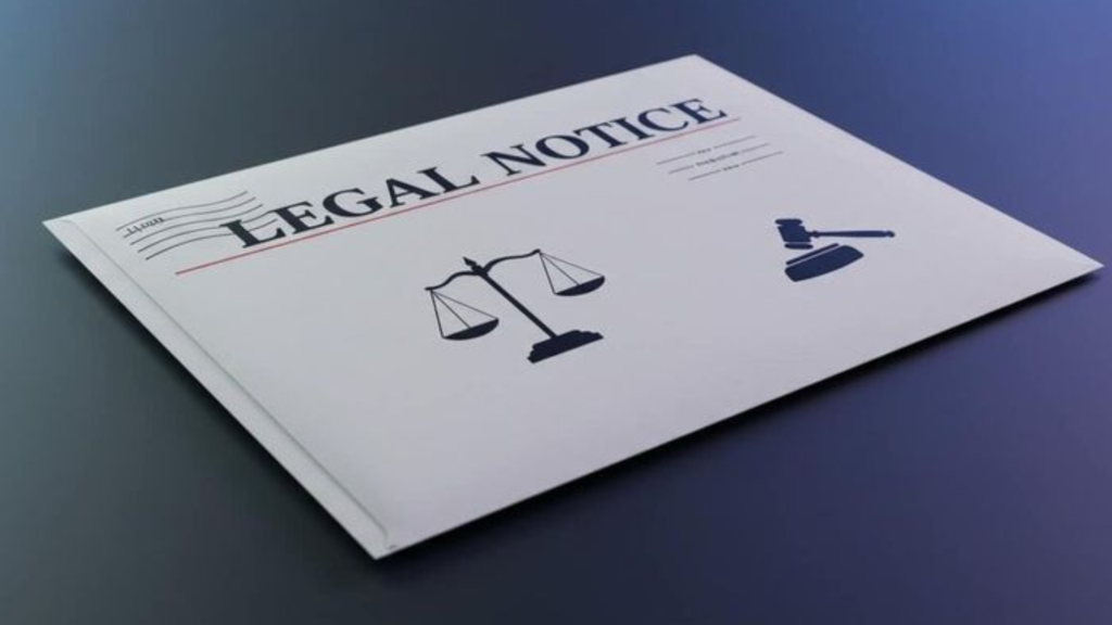 what happens if you ignore a legal notice